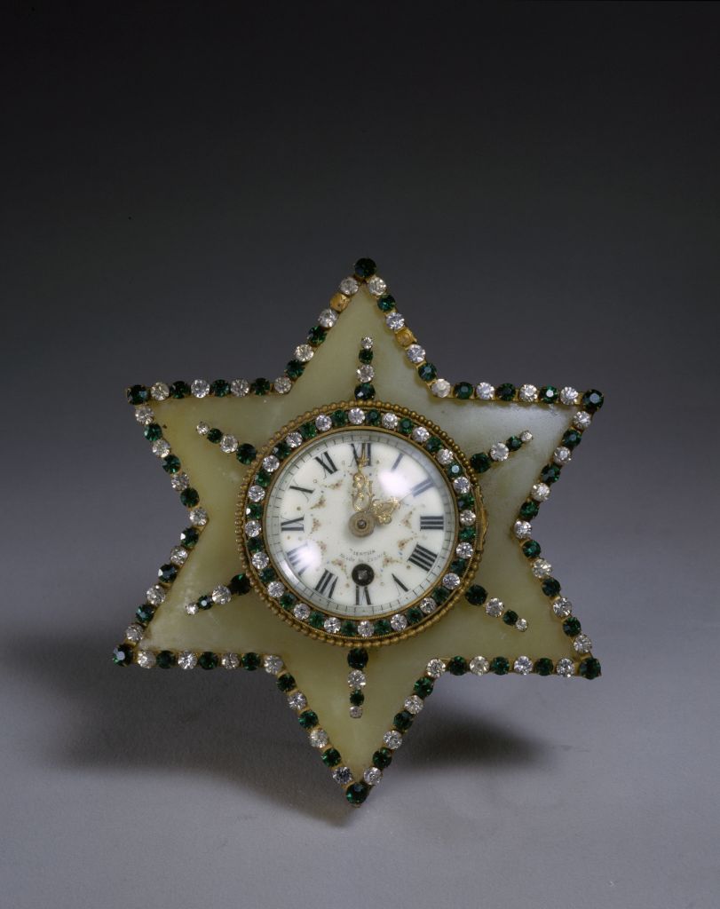 图片[1]-Inlaid stone hexagonal star table-China Archive